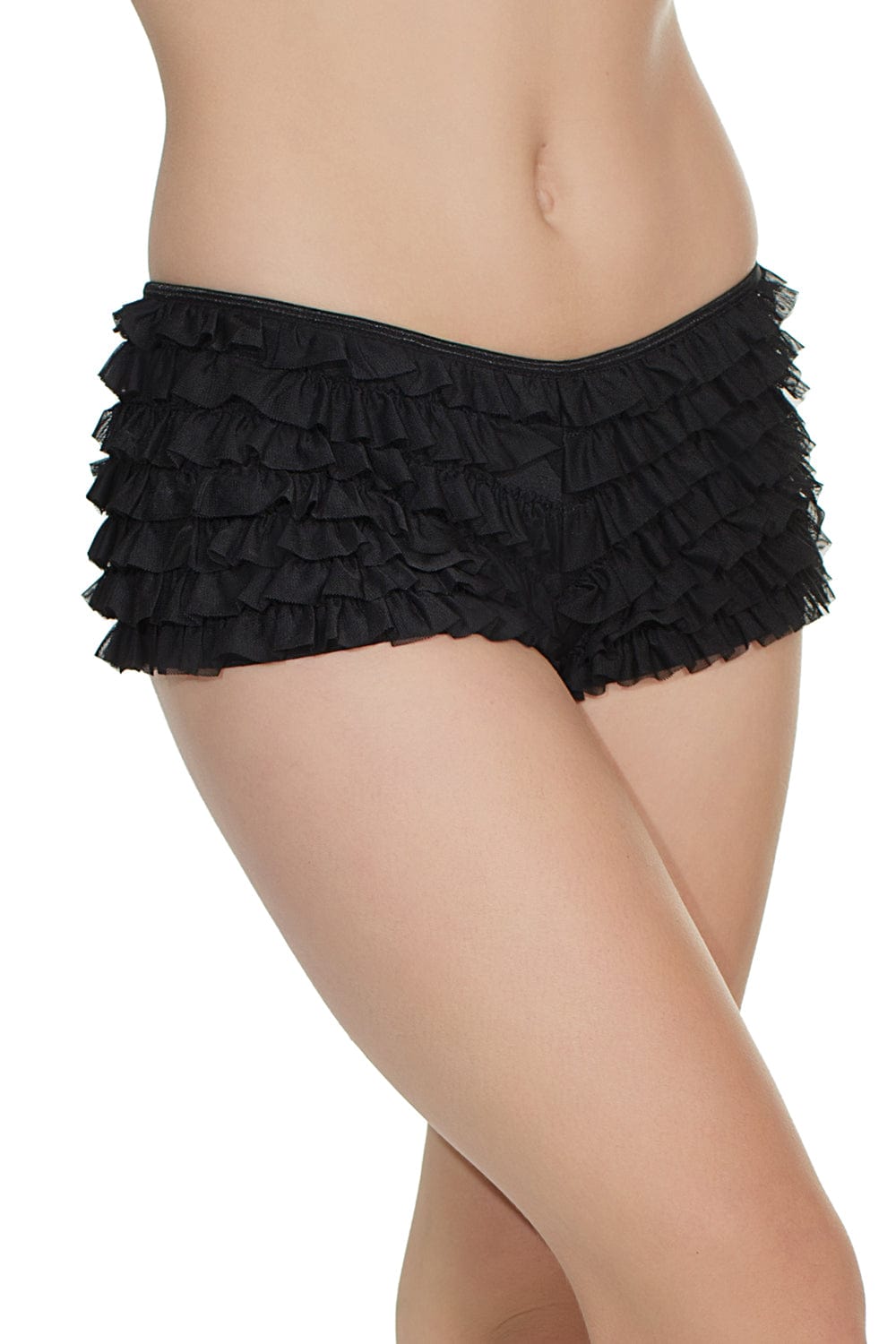 Coquette BOOTY SHORTS Coquette Green Ruffle Booty Shorts with Bow**