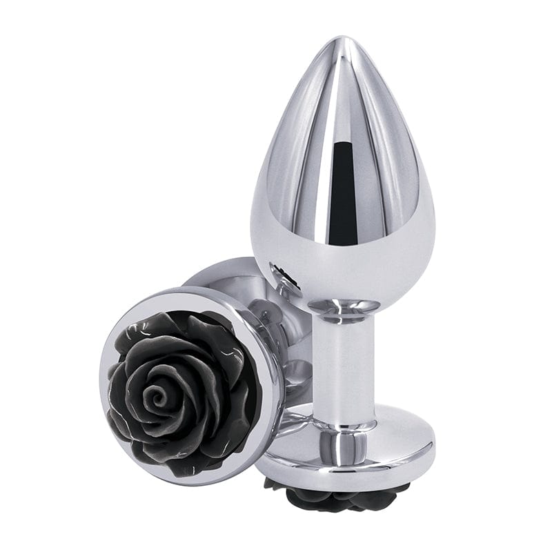 NS Novelties Butt Plugs NS Novelties Rear Assets Rose Medium Plug