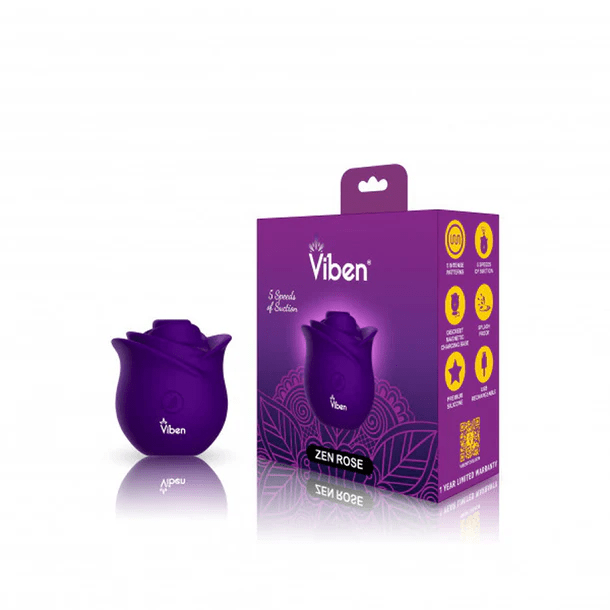 Viben Clitoral Stimulators Viben Zen Rose