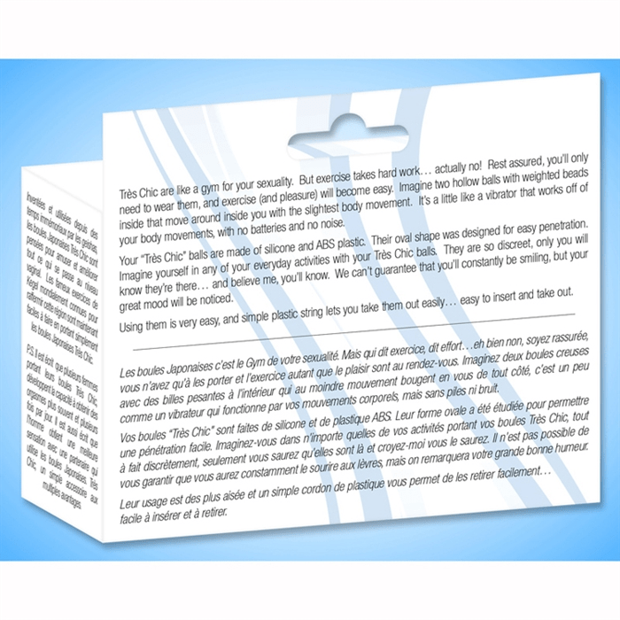 Vivilo Kegel Toys Vivilo Tres Chic Blue Kegel Balls