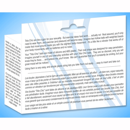 Vivilo Kegel Toys Vivilo Tres Chic Blue Kegel Balls