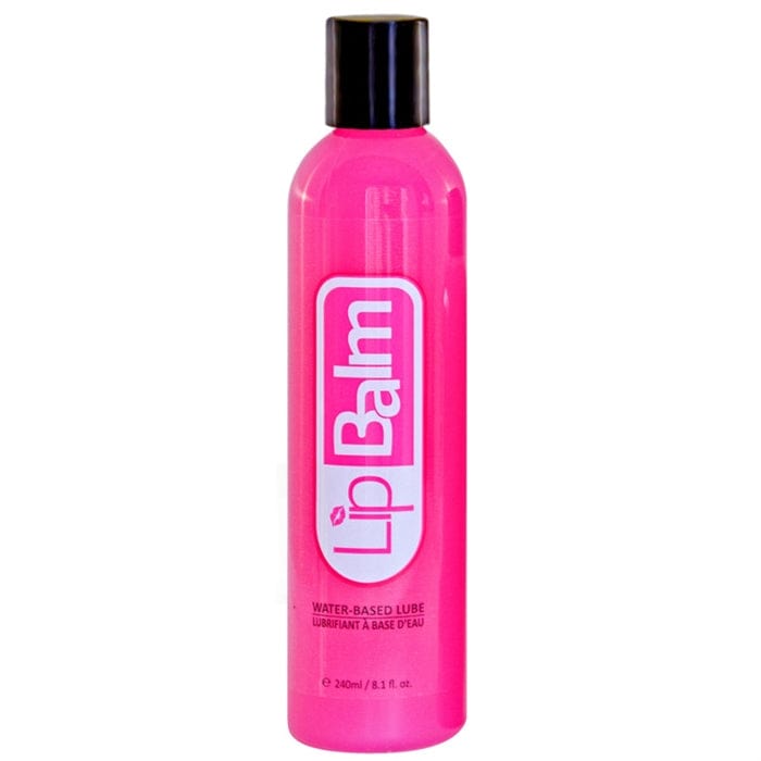 Lip Balm Lubes & Lotions 8oz Lip Balm Water-Based Pink Personal Lubricant