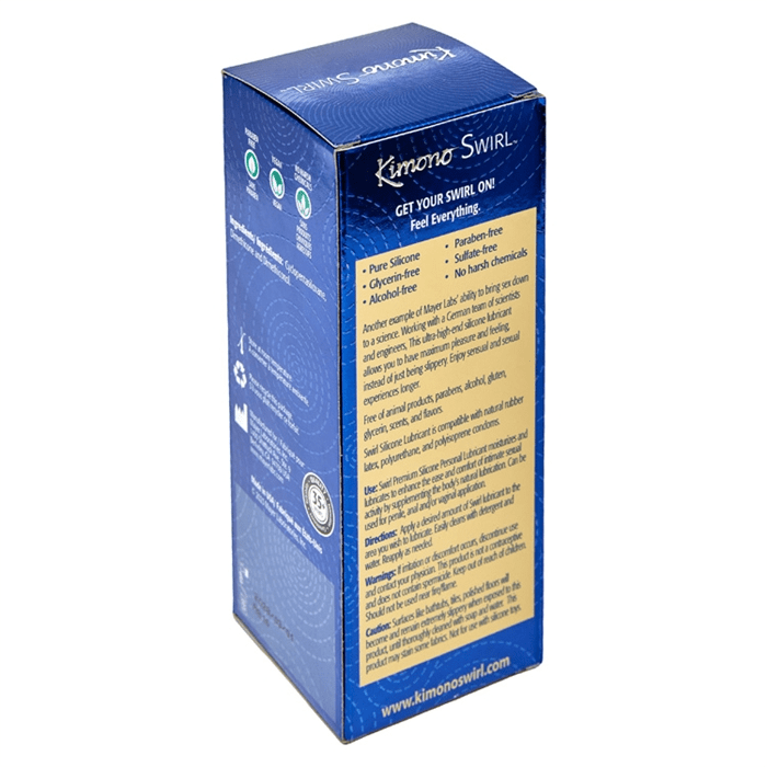 Kimono Silicone Based Lubes Kimono Swirl Silicone Lubricant