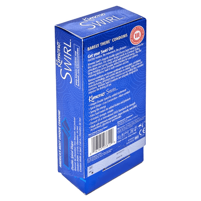 Kimono Condoms Kimono Swirl Double Spiral Shape Condom