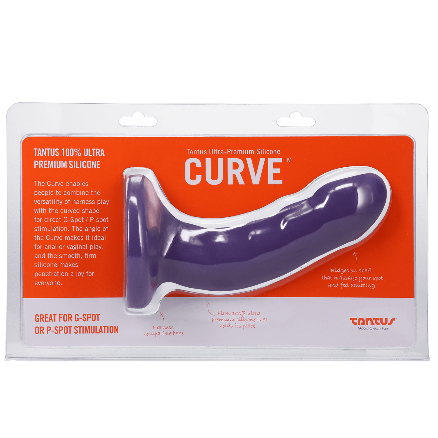 Tantus Dildos Tantus Curve Dildo Amethyst