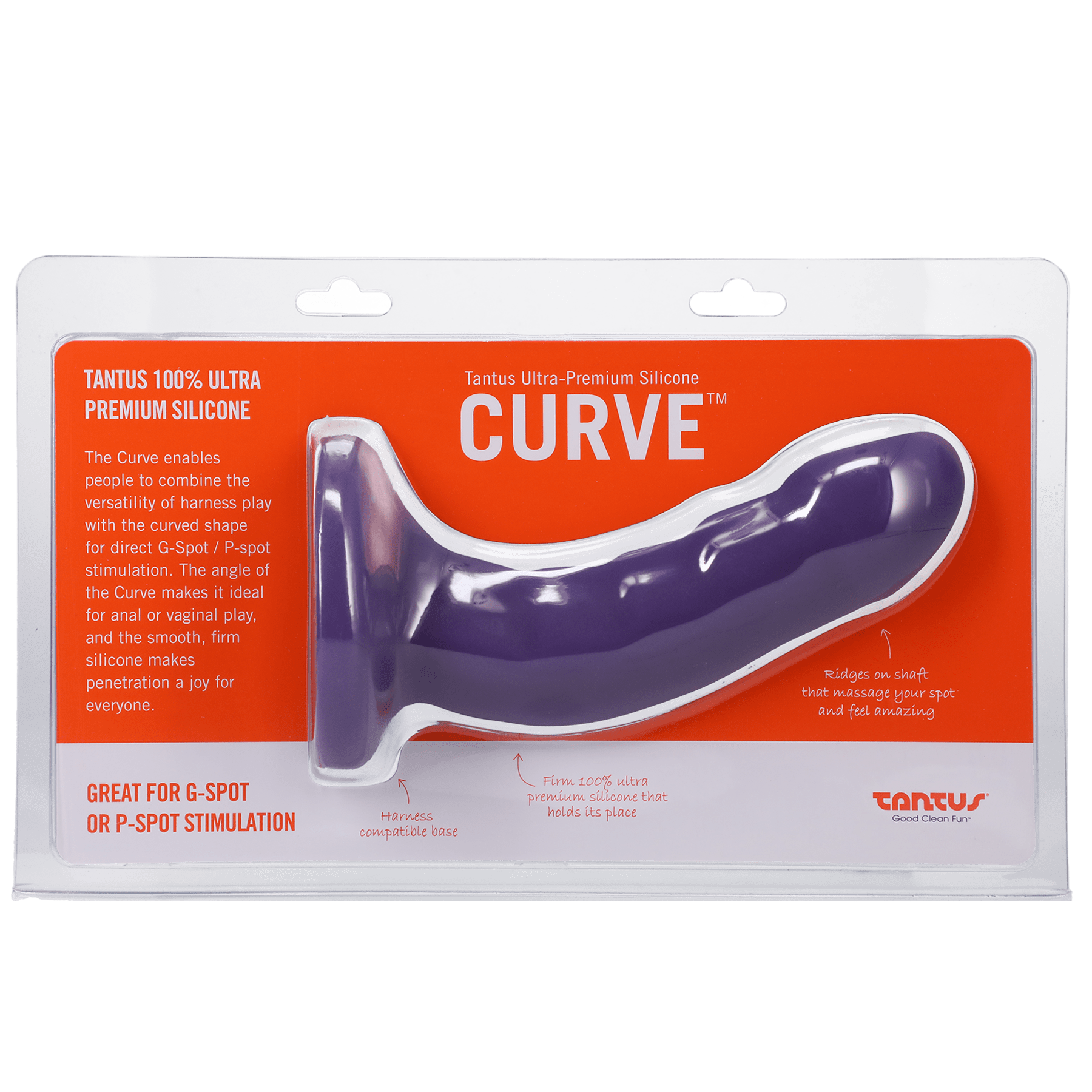 Tantus Dildos Tantus Curve Dildo Amethyst