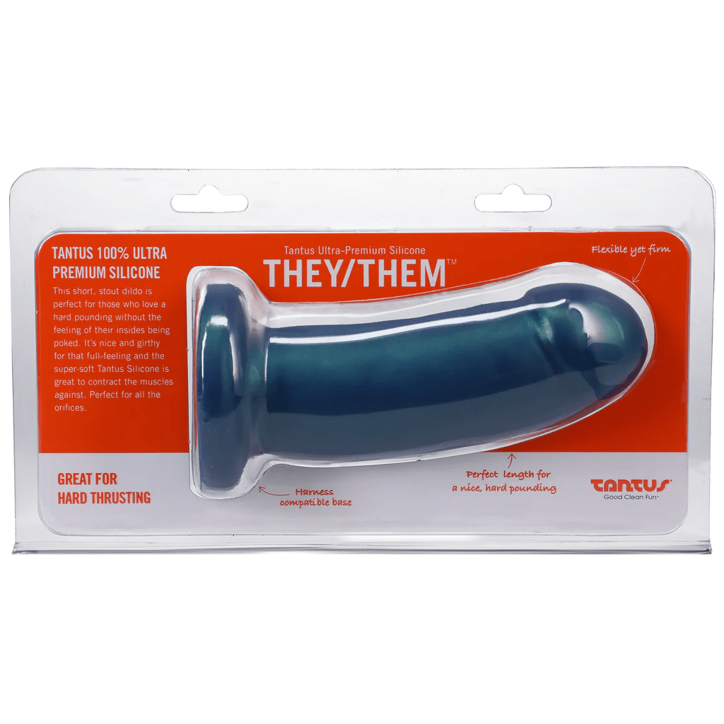 Tantus Dongs & Dildos Malachite Tantus They/Them Silicone Dildo