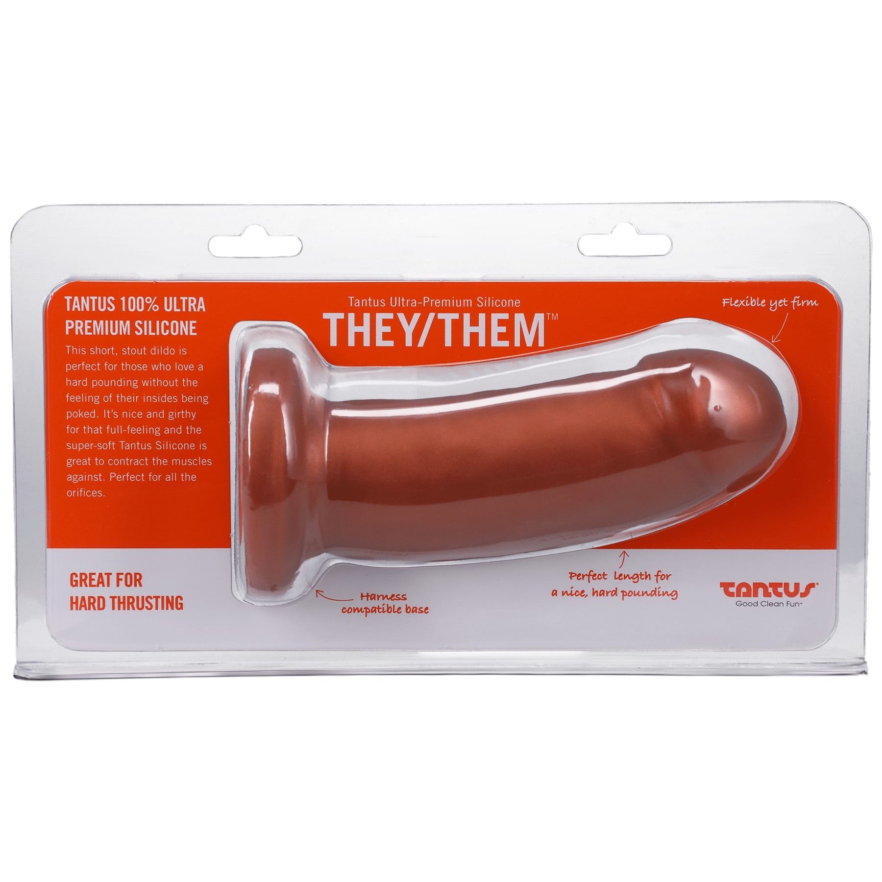 Tantus Dongs & Dildos Copper Tantus They/Them Silicone Dildo