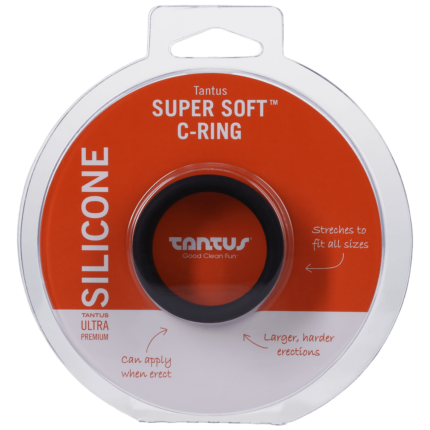 Tantus Cock Rings Black Tantus Super Soft Cock Ring