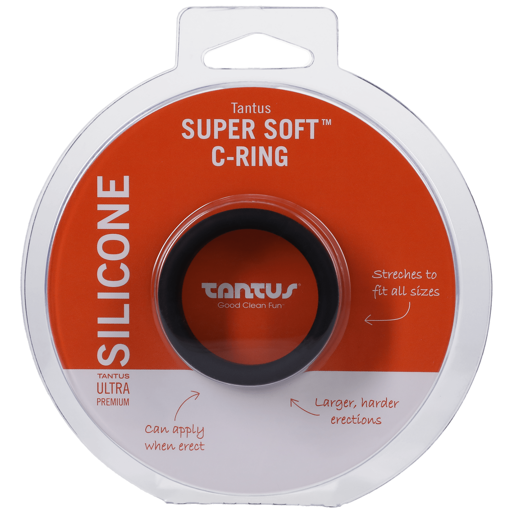 Tantus Cock Rings Black Tantus Super Soft Cock Ring