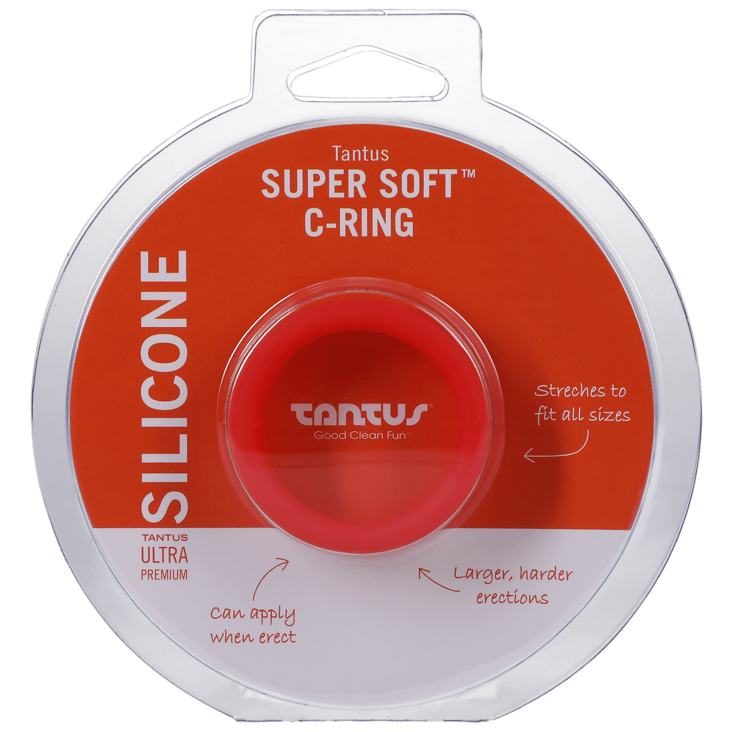 Tantus Cock Rings Red Tantus Super Soft Cock Ring
