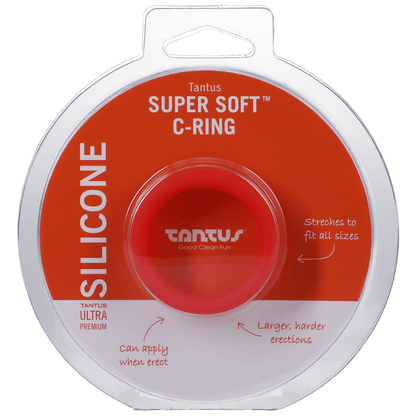 Tantus Cock Rings Red Tantus Super Soft Cock Ring