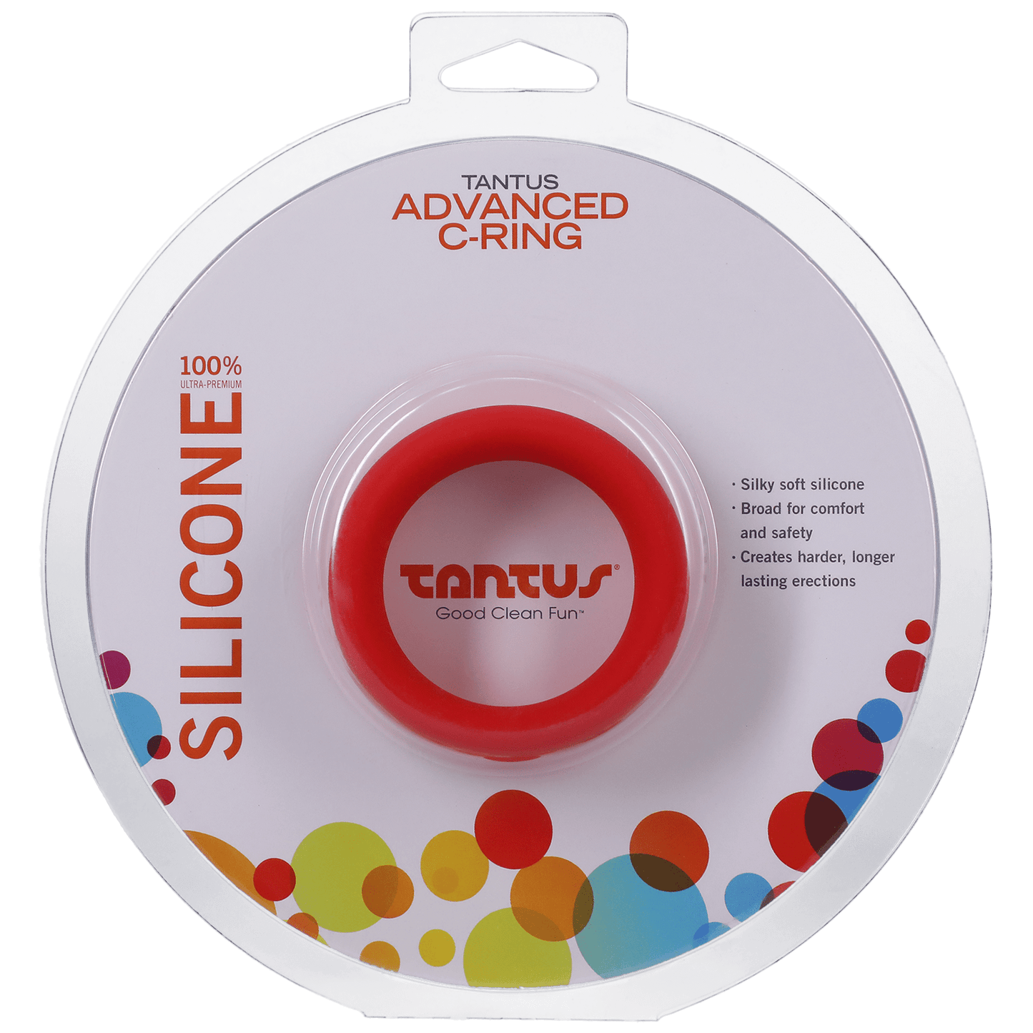 Tantus Cock Rings Red Tantus Cock Ring Advanced