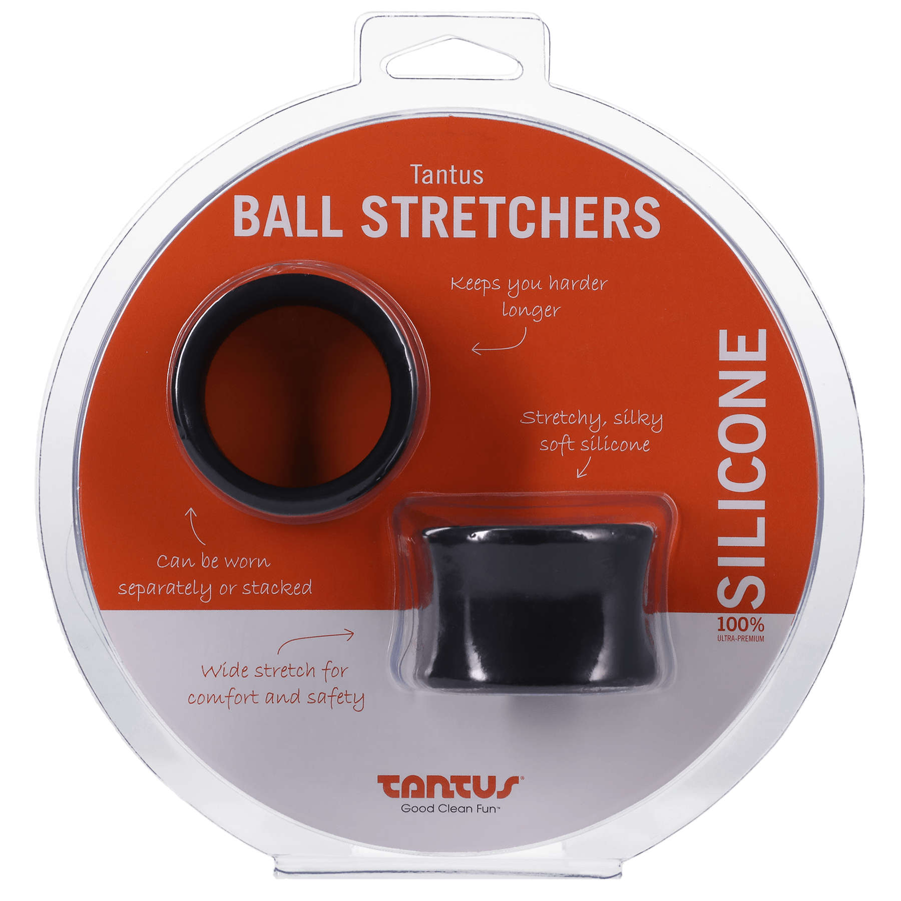 Tantus Male Enhancement Tantus Super Soft Black Ball Stretcher Kit