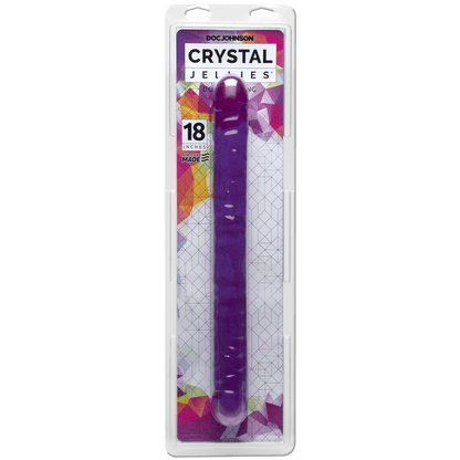 Doc Johnson Dildos Purple Doc Johnson 18″ Crystal Jellies Double Dong