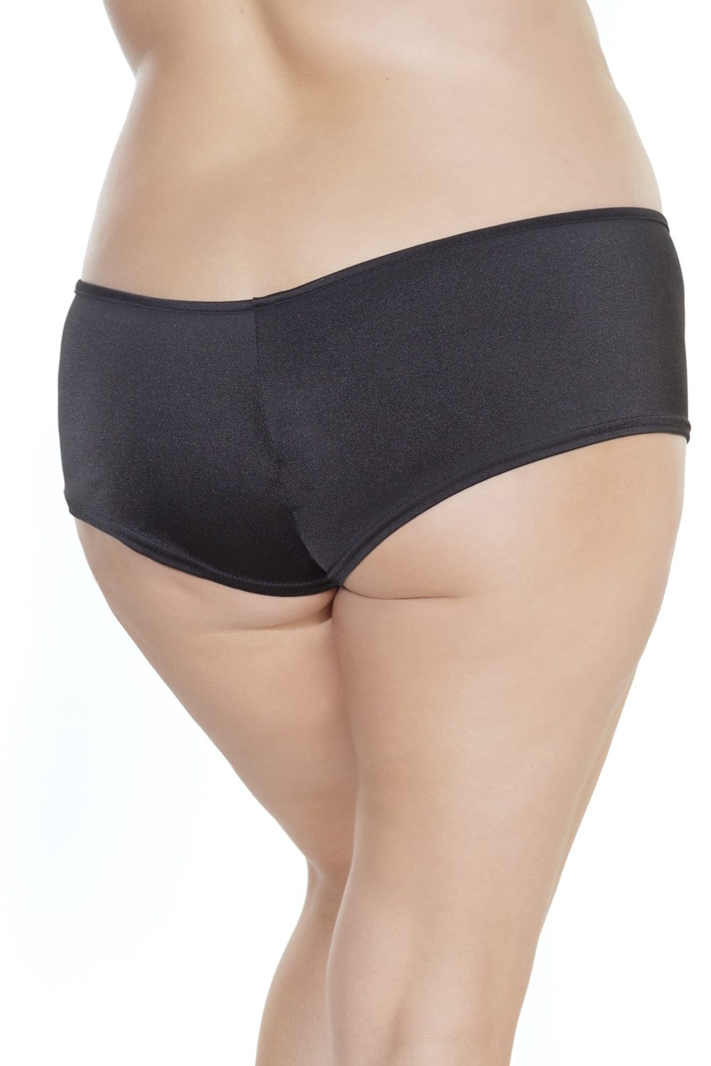 Coquette BOOTY SHORTS Coquette Low Rise Black Lycra Booty Shorts