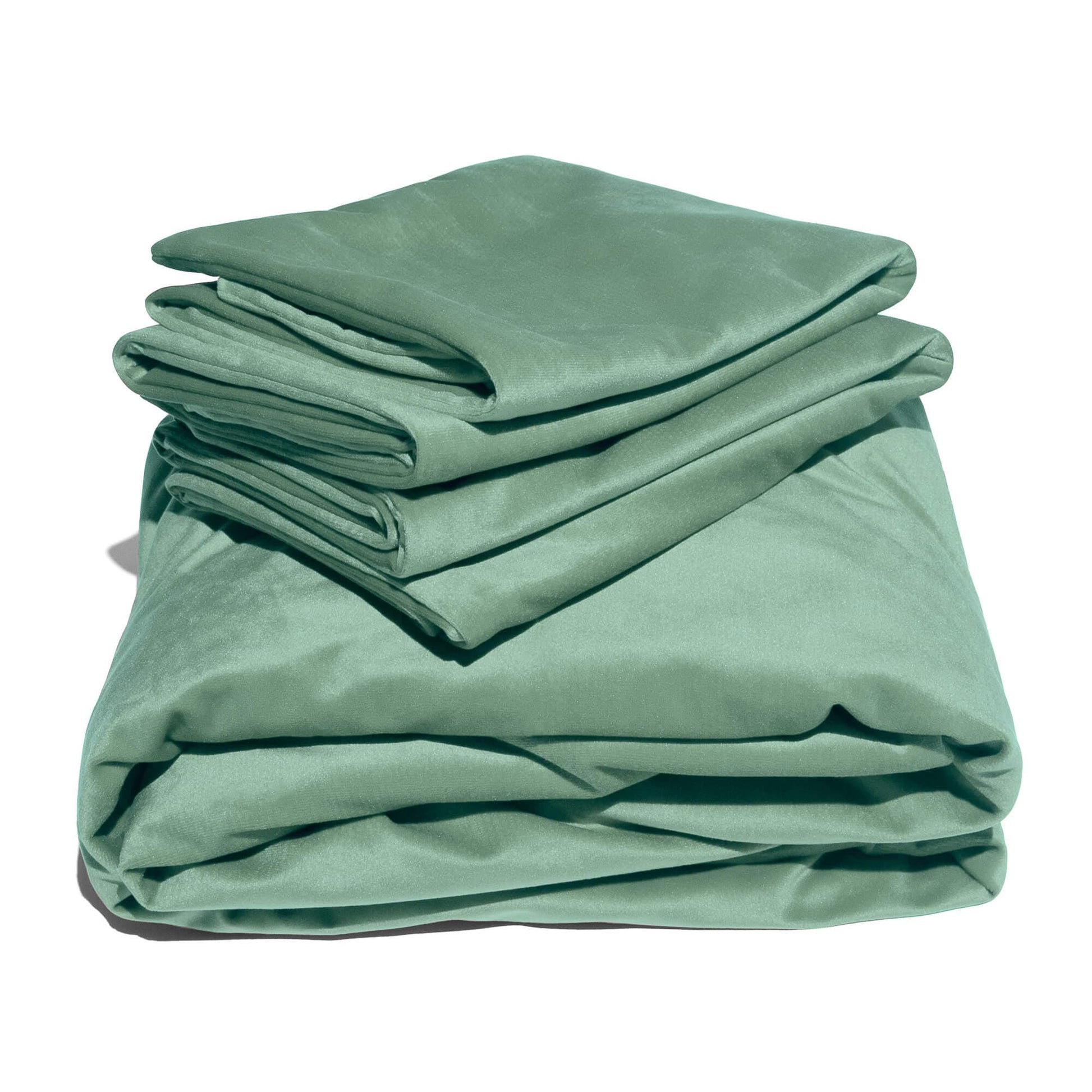 Liberator Accessories Green Liberator Liquid Velvet Sheets Queen