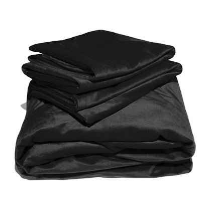 Liberator Accessories Black Liberator Liquid Velvet Sheets Queen