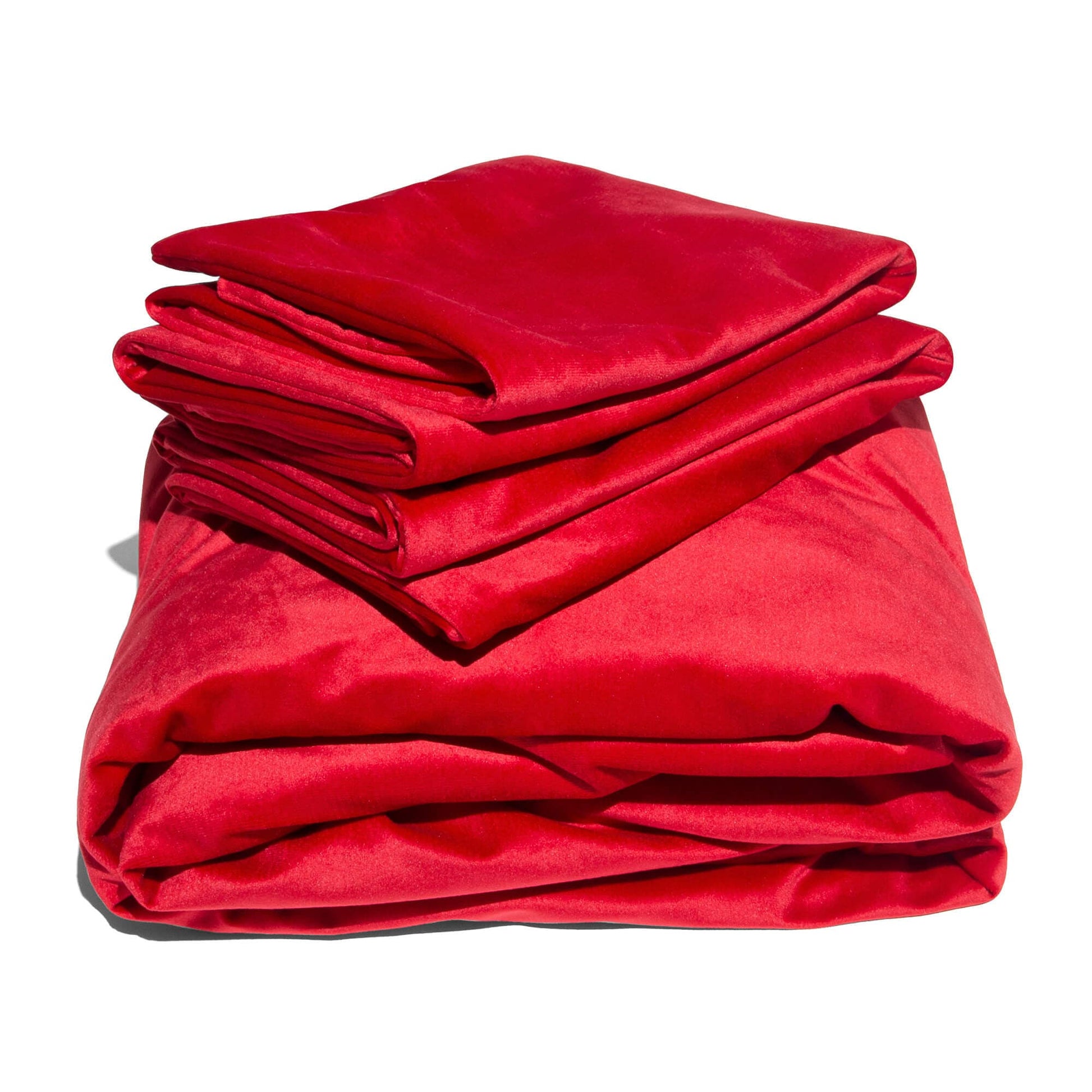 Liberator Accessories Red Liberator Liquid Velvet Sheets Queen