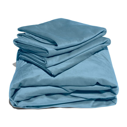 Liberator Accessories Cyan Liberator Liquid Velvet Sheets King