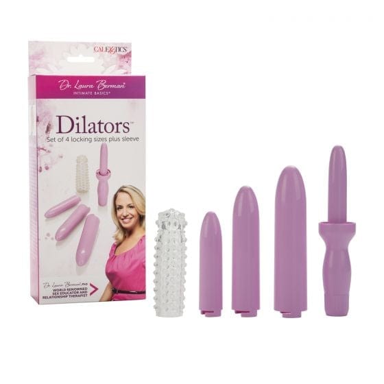 CALEXOTICS Calexotics Dr.Laura Berman Set Of 4 Locking Sizes Dilators Plus Sleeve