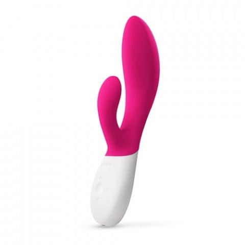 LELO Vibrators Cerise Lelo Ina Wave 2 Rabbit Vibrator
