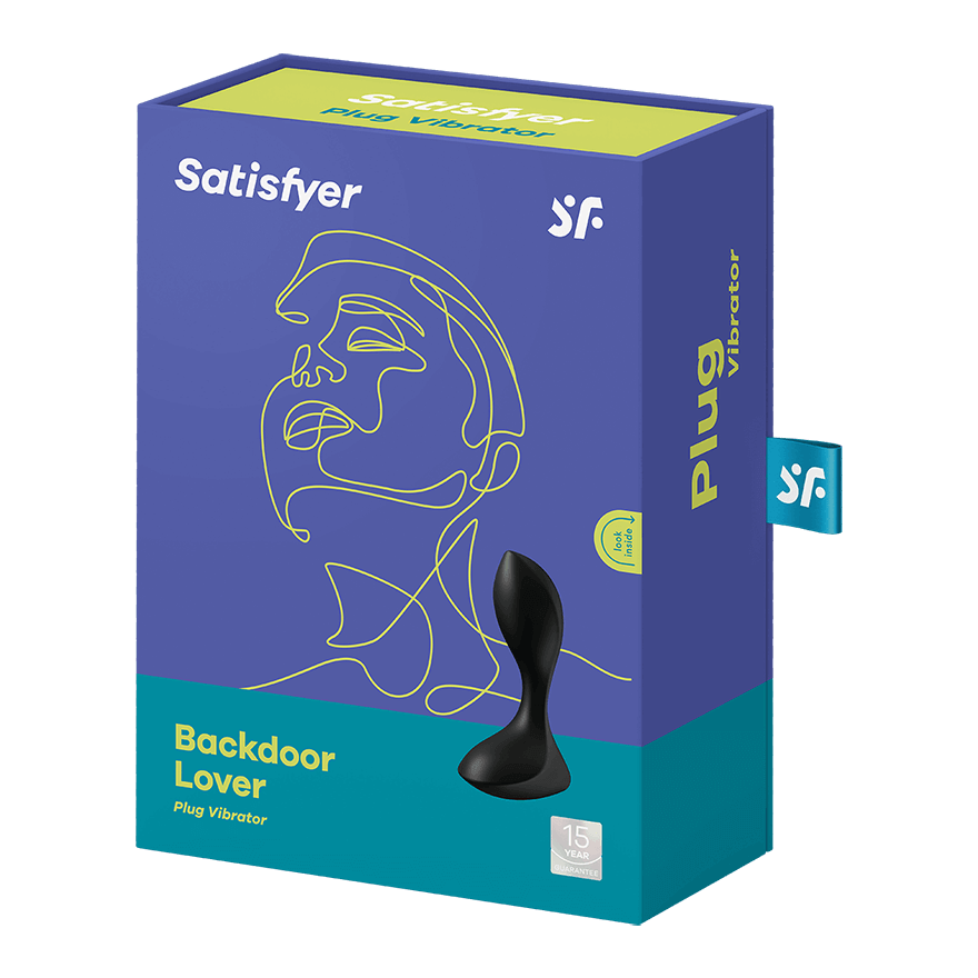 Satisfyer Anal Toys Black Satisfyer Backdoor Lover Plug Vibrator