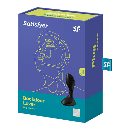 Satisfyer Anal Toys Black Satisfyer Backdoor Lover Plug Vibrator