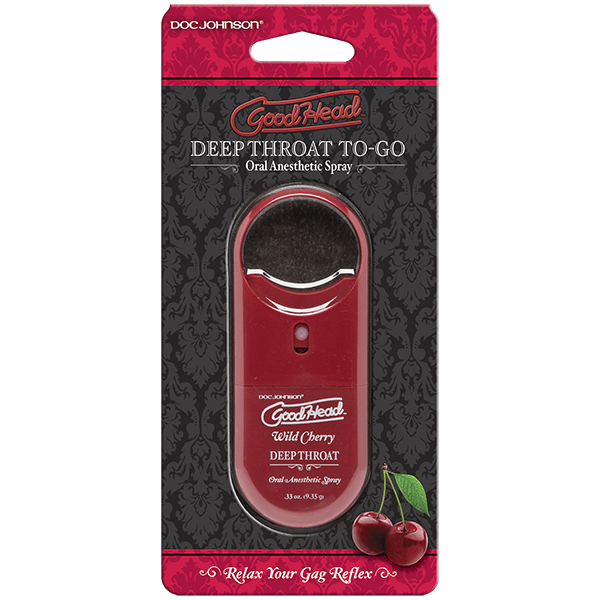 Doc Johnson oral sex spray Wild Cherry Doc Johnson GoodHead To-Go Deep Throat Spray