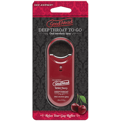 Doc Johnson oral sex spray Wild Cherry Doc Johnson GoodHead To-Go Deep Throat Spray