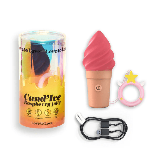 Love To Love Vibrators Love to Love Candi'ice Rasperry Jolly Mini Vibe