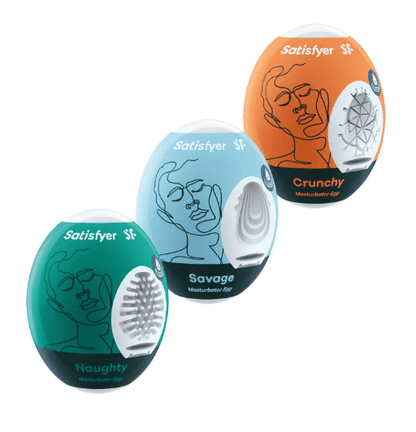 Satisfyer Male Masturbators Satisfyer Masturbator Egg 3er Set