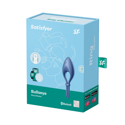 Satisfyer Cock Rings Blue Satisfyer Bullseye Ring Vibrator