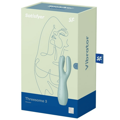 Satisfyer Vibrators Mint Satisfyer Threesome 3 Vibrator