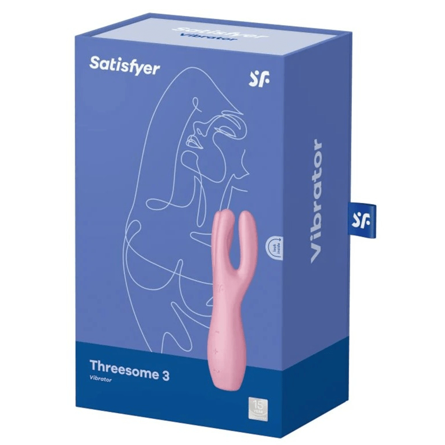 Satisfyer Vibrators Pink Satisfyer Threesome 3 Vibrator