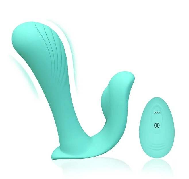 Tracy's Dog Panty Vibe Tracy's Dog Wearable Panty Vibrator with Wireless Remote Control Teal