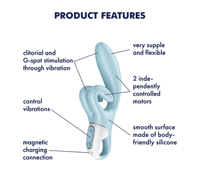 Satisfyer Rabbit Vibrators Satisfyer Touch Me Rabbit Vibrator