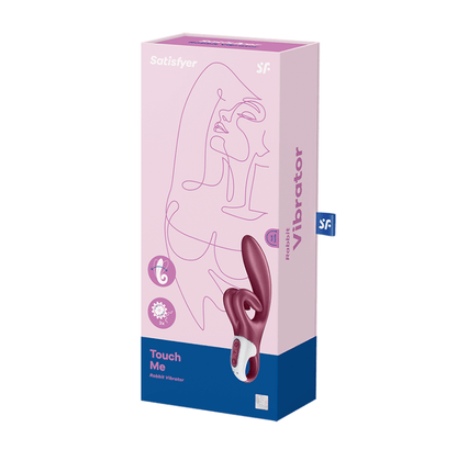 Satisfyer Rabbit Vibrators Red Satisfyer Touch Me Rabbit Vibrator