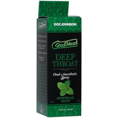 Doc Johnson oral sex spray Mystical Mint Doc Johnson GoodHead Deep Throat Spray