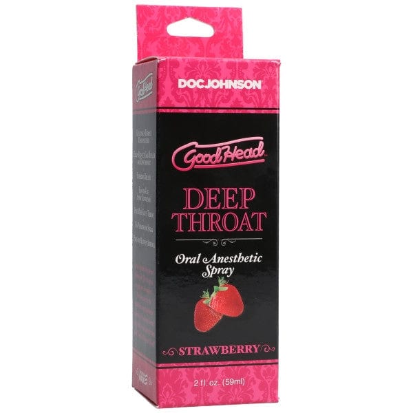 Doc Johnson oral sex spray Sweet Strawberry Doc Johnson GoodHead Deep Throat Spray