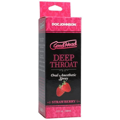 Doc Johnson oral sex spray Sweet Strawberry Doc Johnson GoodHead Deep Throat Spray