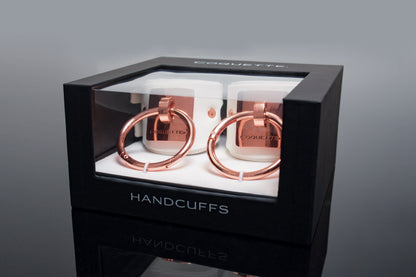 Coquette MISC ACCS Coquette Vegan Leather White  Handcuffs