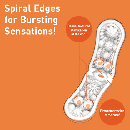 Tenga Male Masturbators Tenga Flip Orb Sunset Orange