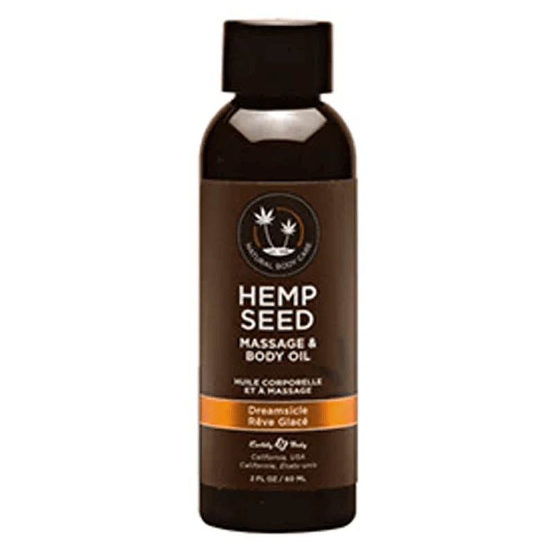 Earthly Body Massage Oil 2oz Earthly Body Hemp Seed Massage Oil Dreamsicle