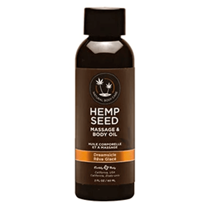Earthly Body Massage Oil 2oz Earthly Body Hemp Seed Massage Oil Dreamsicle