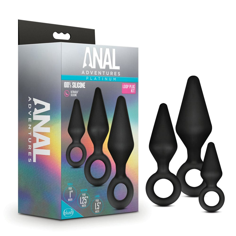 Blush Anal Adventure - Silicone Loop Plug Kit
