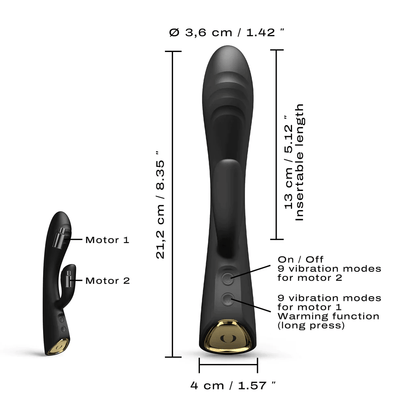 Dorcel Rabbit Vibrators Dorcel Flexi Rabbit Warming Vibrator