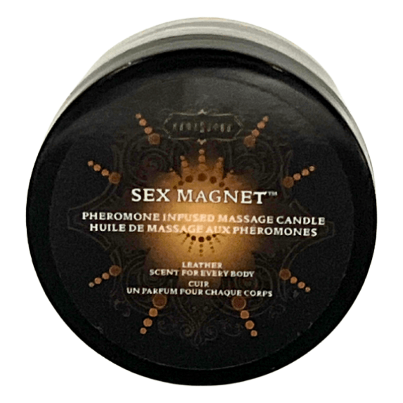 Kama Sutra Candle Sex Magnet Pheromone - Leather Massage candle 1.7 oz/48 g