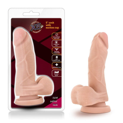 Blush X5 - 5 In Cock w Suction - Beige
