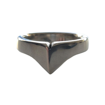 Rouge Stainless Steel Taj Ring